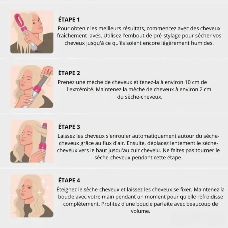 Brosse Sèche-Cheveux en Ergonomique et Pratique pour un Usage Confortable tra