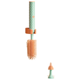 Electric silicone bottle brush