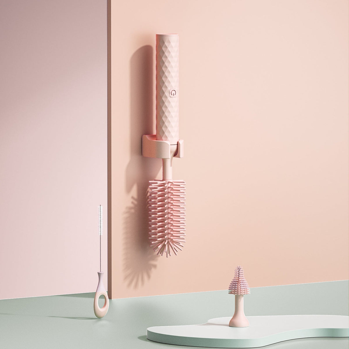 Brosse à bouteille électrique en silicone - Silicone de qualité pour un nettoyage efficace