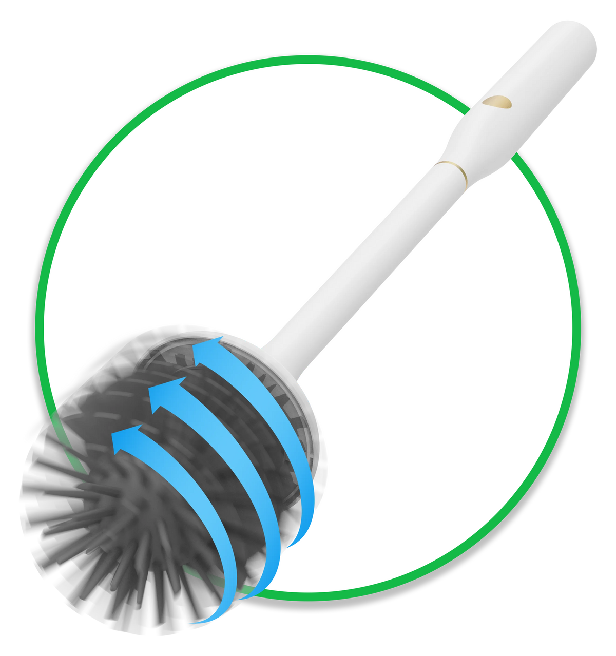 Base ventilée pour une salle de bain hygiénique avec la brosse de toilette électrique UV