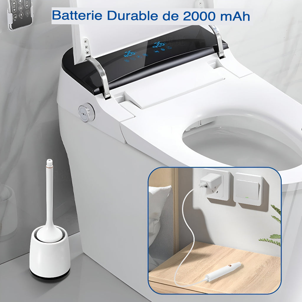 Brosse de toilette électrique UV avec stérilisation UV et performance puissante d