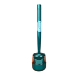 Long-handled silicone toilet brush, wall-mounted, no drilling, for home