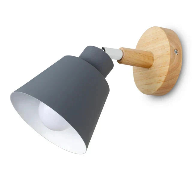 Applique Murale Minimaliste Scandinave - CalmAura - Gris - Éclairage minimaliste pour ambiance cosy