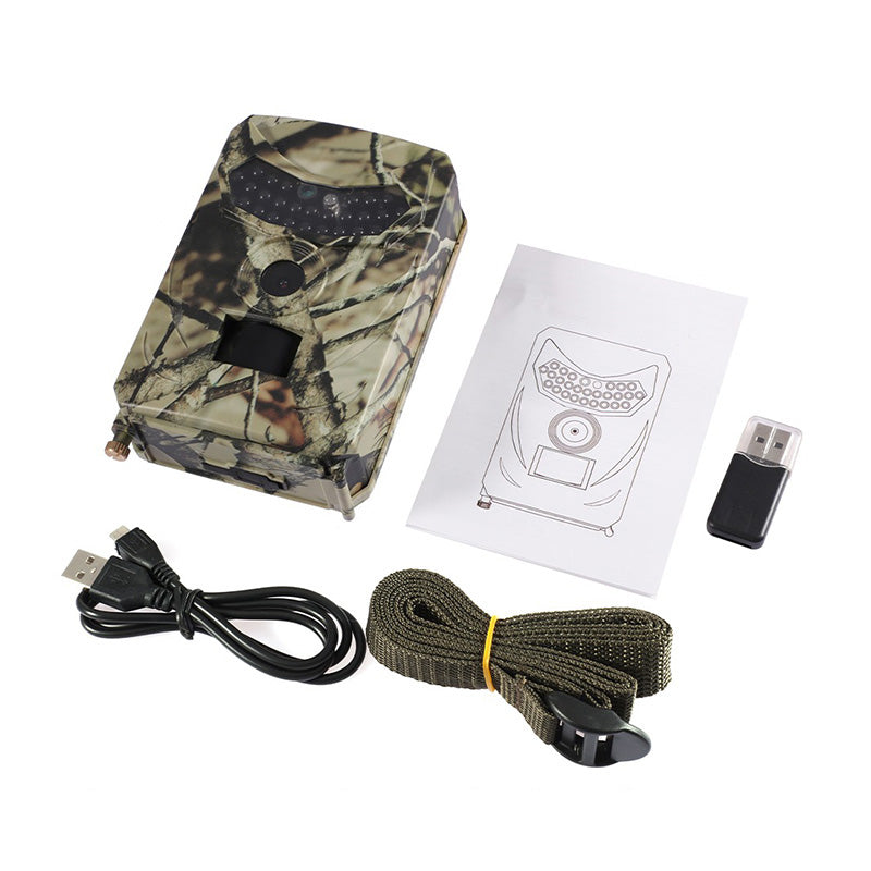 Caméra de chasse HD avec détecteur de mouvement et vision nocturne - Entrée USB-C pour une connectivité rapide