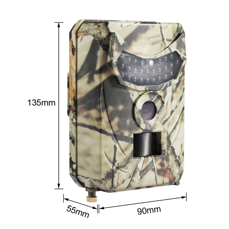 Caméra de chasse HD avec détecteur de mouvement et vision nocturne - Résistant aux intempéries pour une utilisation prolongée en extérieur