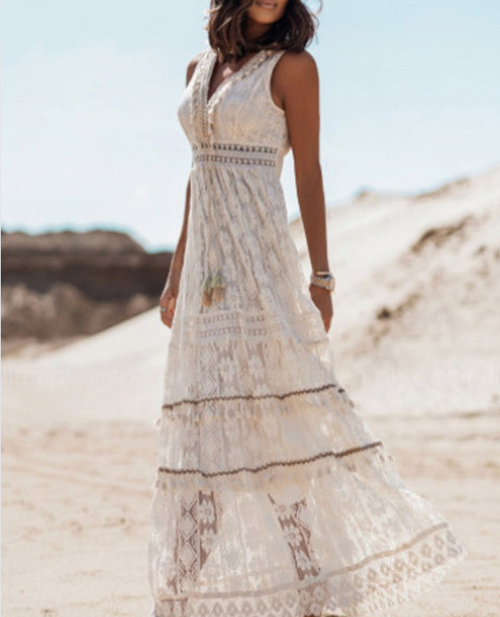 Robe Boho Celine pour femmes en tissu respirable et élégant pour un look polyvalent et chic