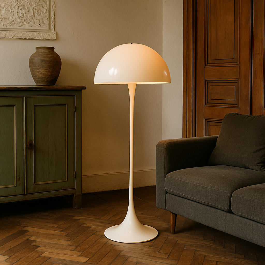 Mushroom floor lamp