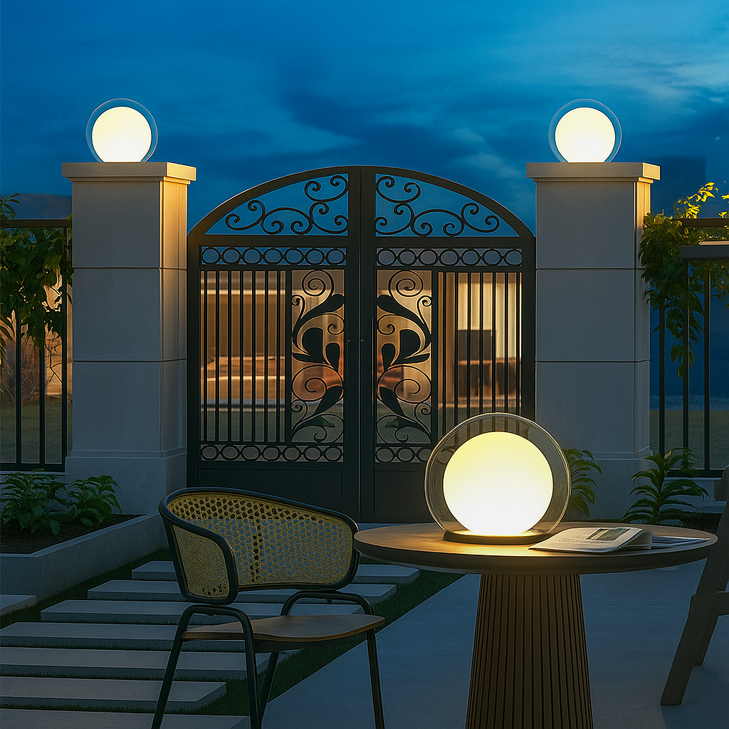 Pillar Moon Lamp
