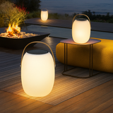 Portable solar lamp for terrace