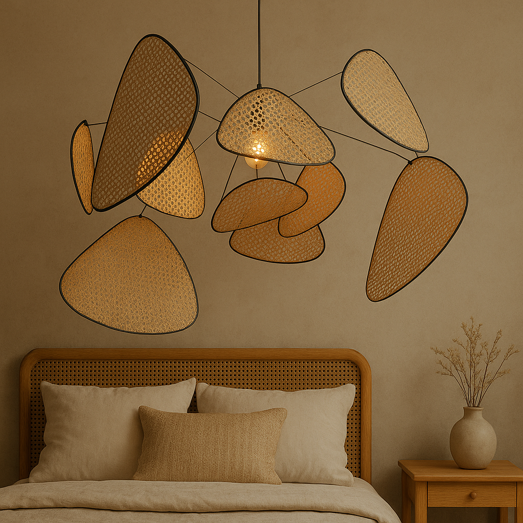 Bria rattan hanging lamp