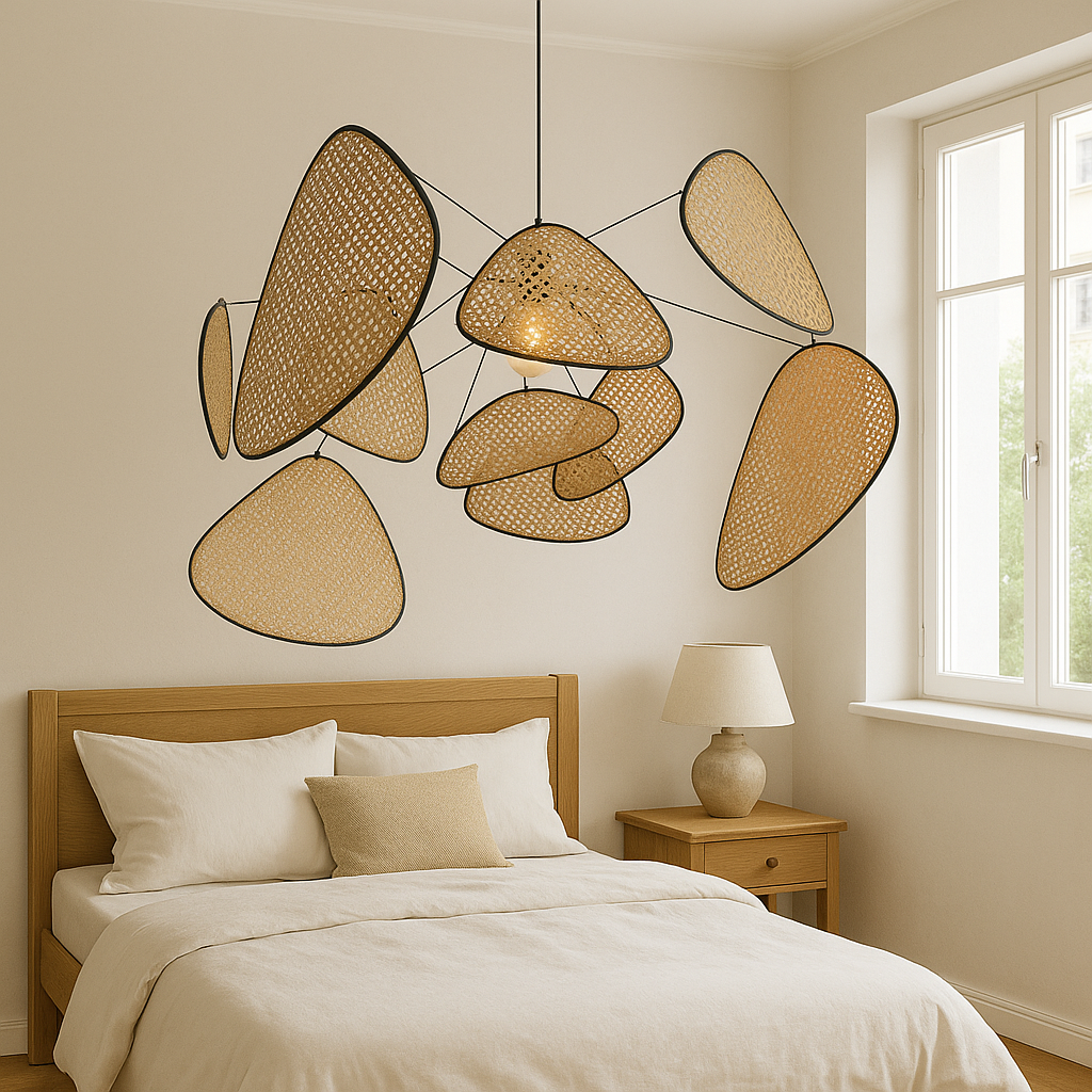 Bria rattan hanging lamp