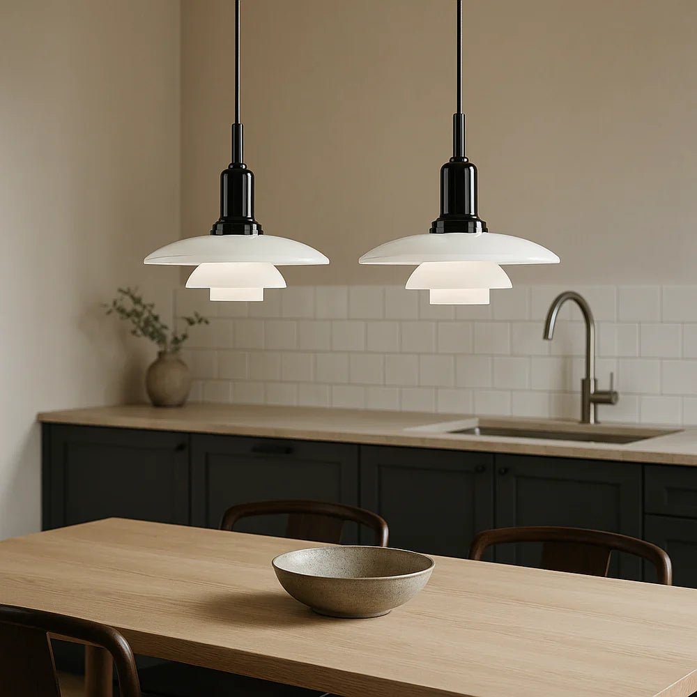2/3 Head Danish Design Pendant Lamp