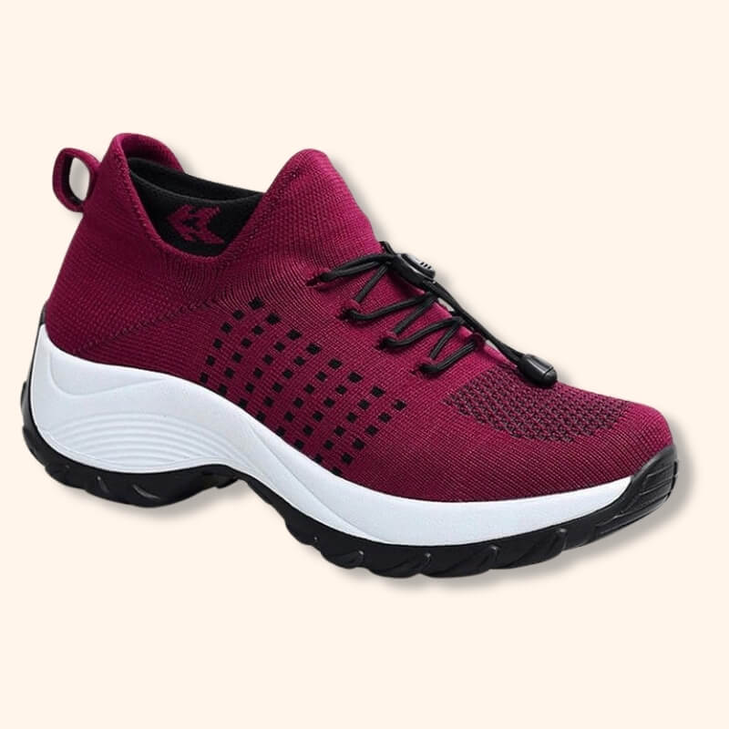 Chaussures Élégantes Ortho-Confort - Semelles Anti-Choc Rouge travel bottle l