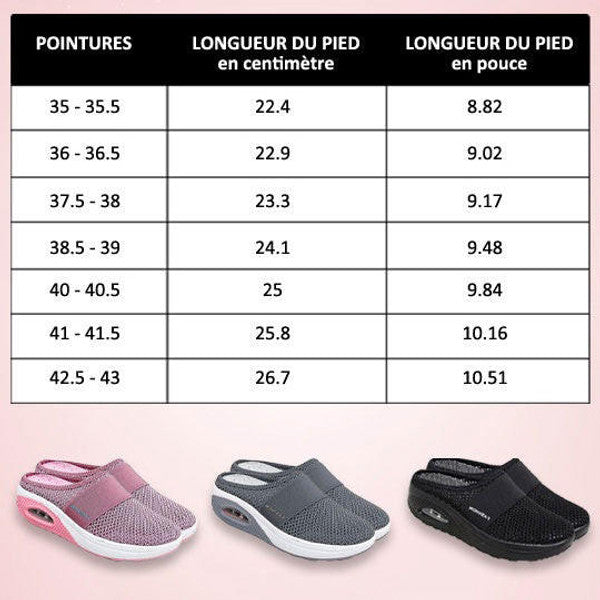 Chaussures orthopédiques diabétiques confortables et légères pour femmes avec soutien voûte plantaire