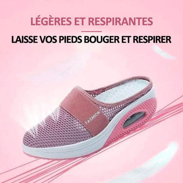 Chaussures orthopédiques diabétiques confortables et légères pour femmes avec soutien voûte plantaire