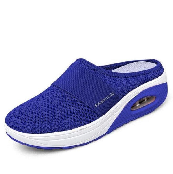 Chaussures orthopédiques diabétiques confortables Bleu - Confort amélioré et soutien optimal