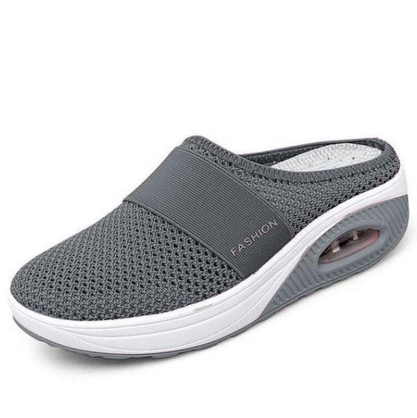 Chaussures orthopédiques diabétiques Gris foncé - Style quotidien et prévention douleurs