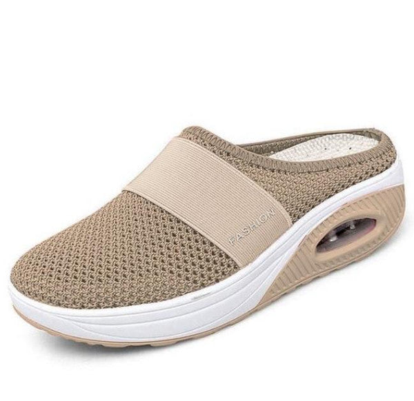 Chaussures orthopédiques diabétiques Kaki - Confort au quotidien et soutien des pieds