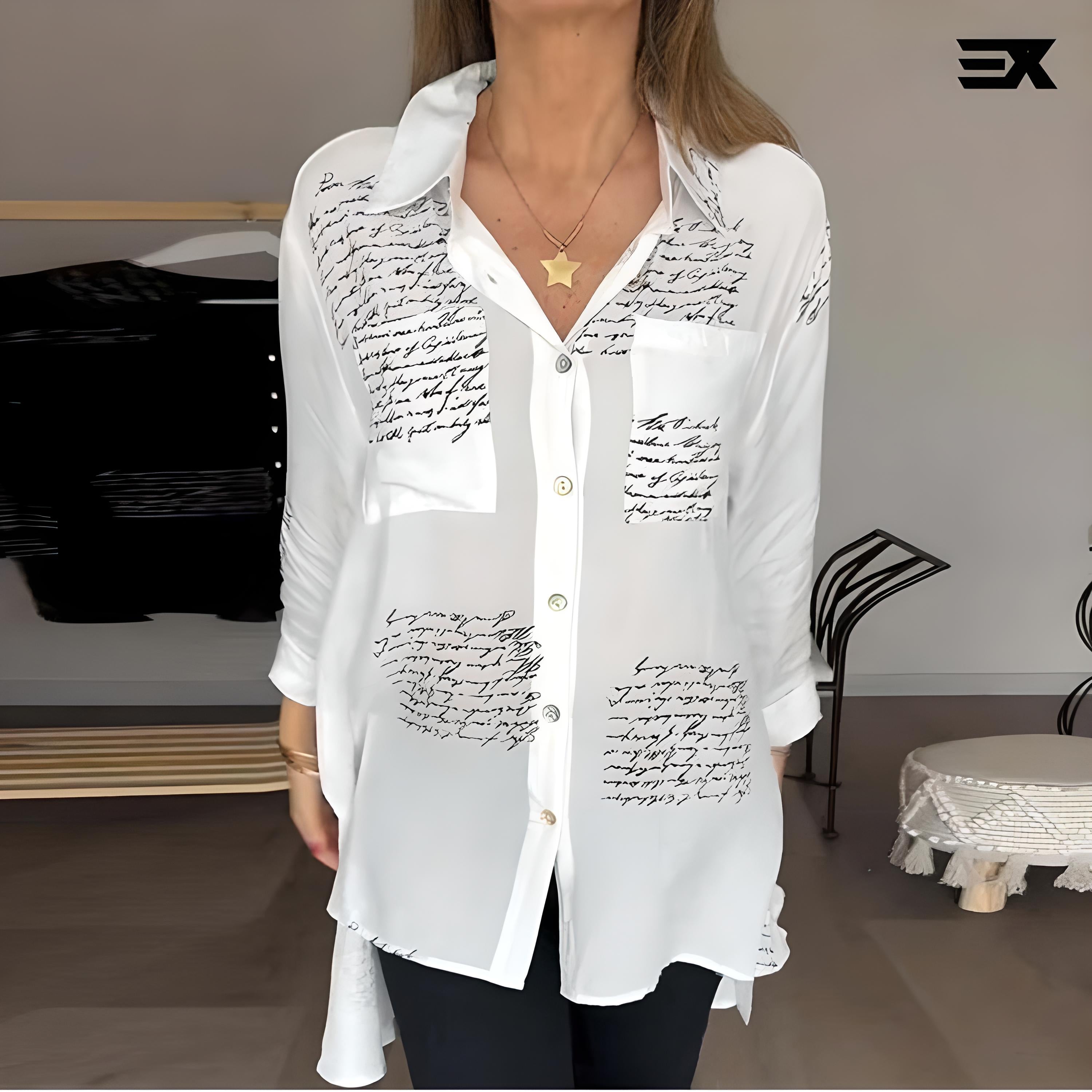 Chemise Élégante Blanc - Tissu Léger et Durabilité Mode pour un Style Épuré t