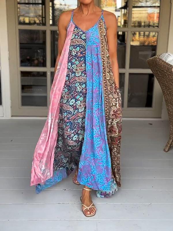 Robe décontractée à col en V en tissu doux pour un confort quotidien et une élégance intemporelle