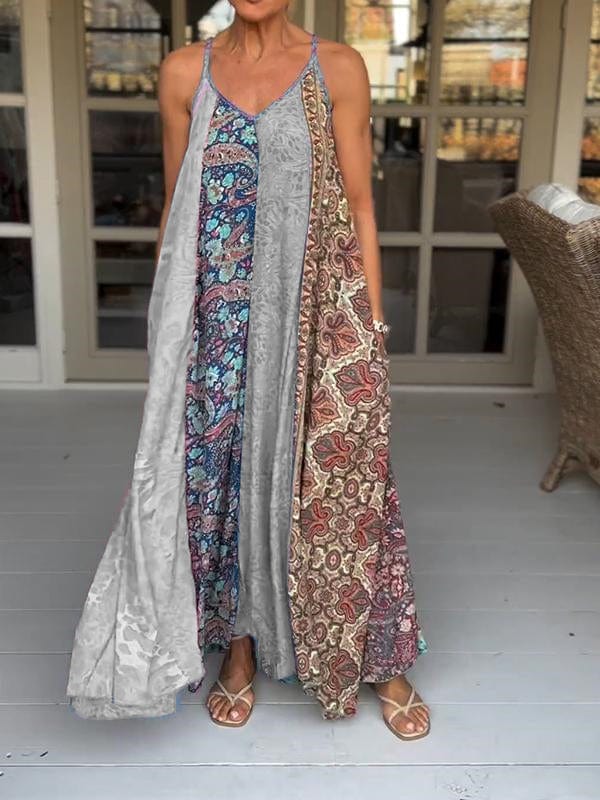 Robe décontractée à col en V en tissu doux pour un confort quotidien et une élégance intemporelle