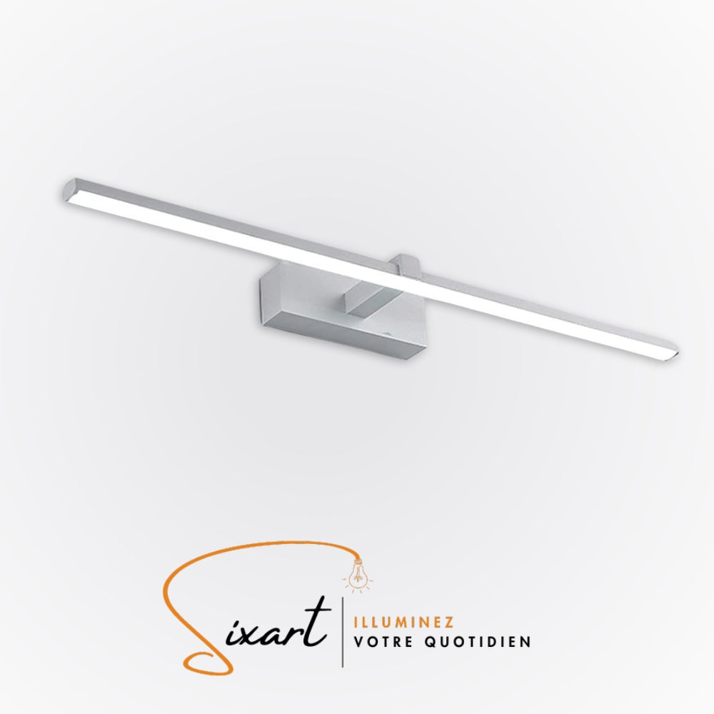 Applique murale LED pour salle de bain - Nolanda blanc 40cm design lumineux t