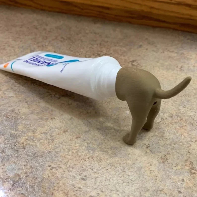 Topper de Tube Dentifrice Marron | Accessoire Rigolo pour Salle de Bain Amusante