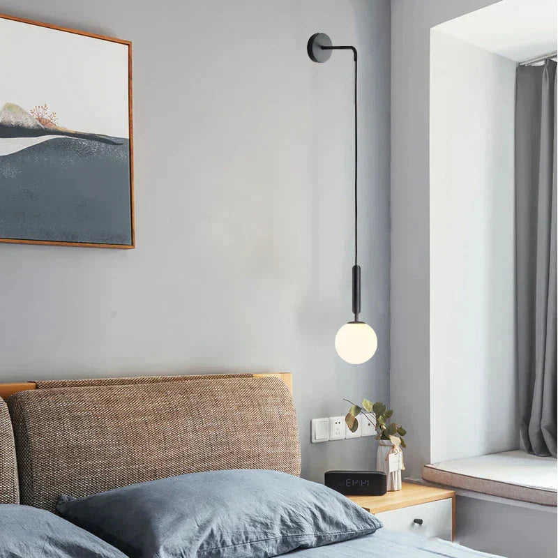 ÉclipseGlass - Applique Murale en Verre Moderne avec Design Contemporain trav