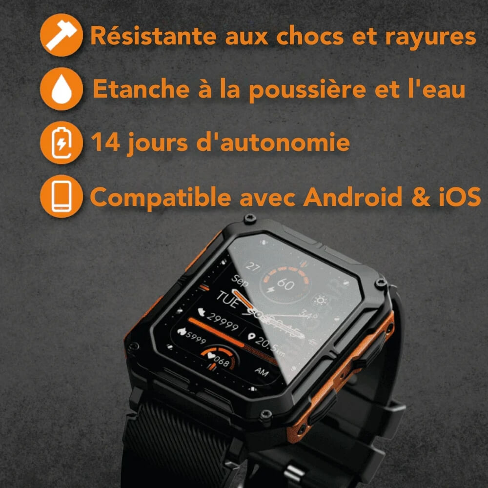 Montre Connectée avec Fonctionnalités Santé Avancées travel bottle leak-proof