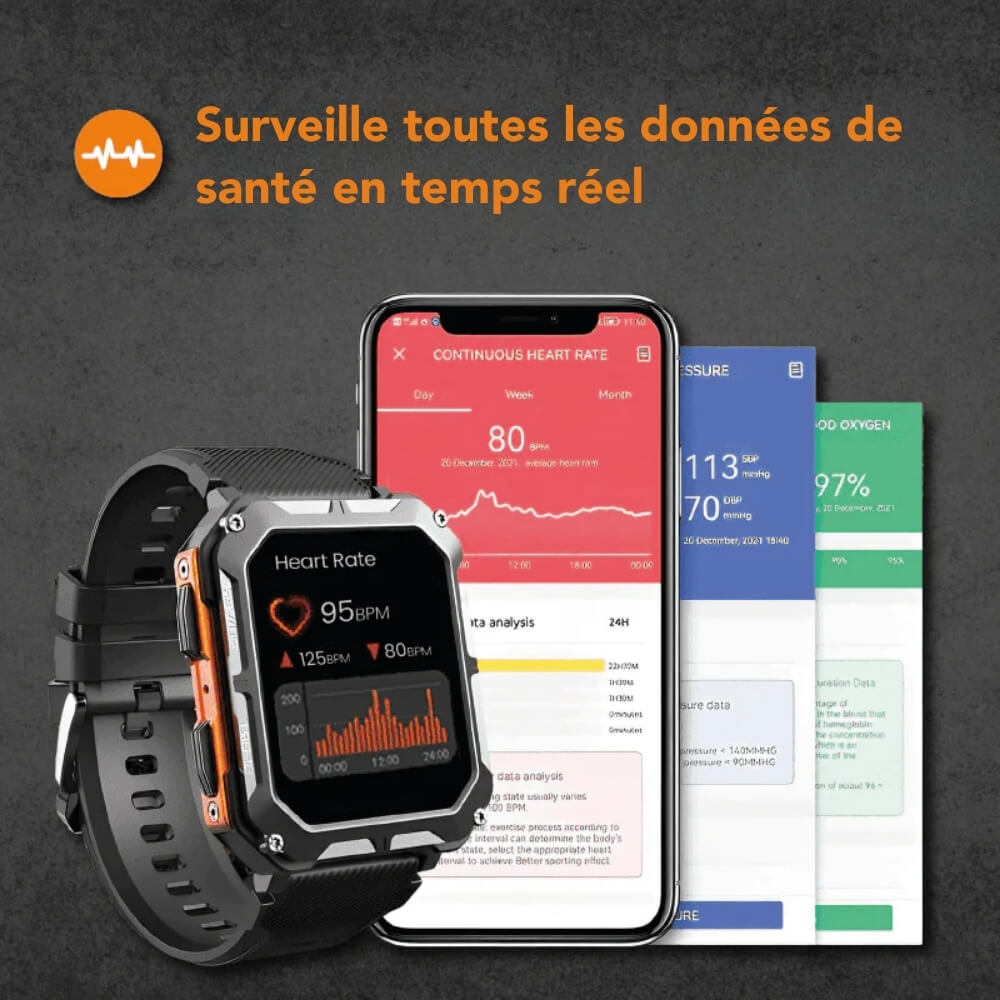 Montre Connectée avec Modes Sport et Notifications en Temps Réel travel bottl