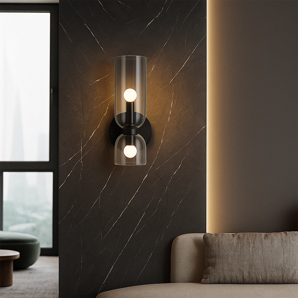 Creative glass wall lamp
