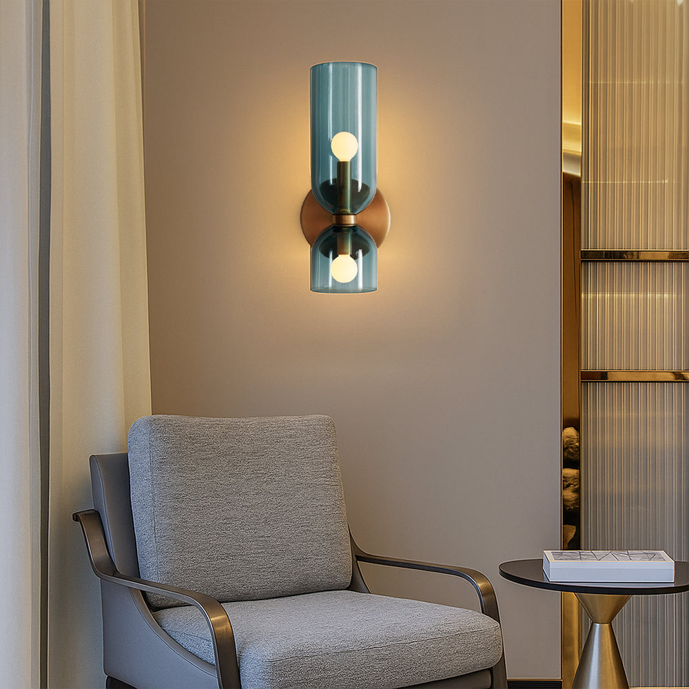 Creative glass wall lamp