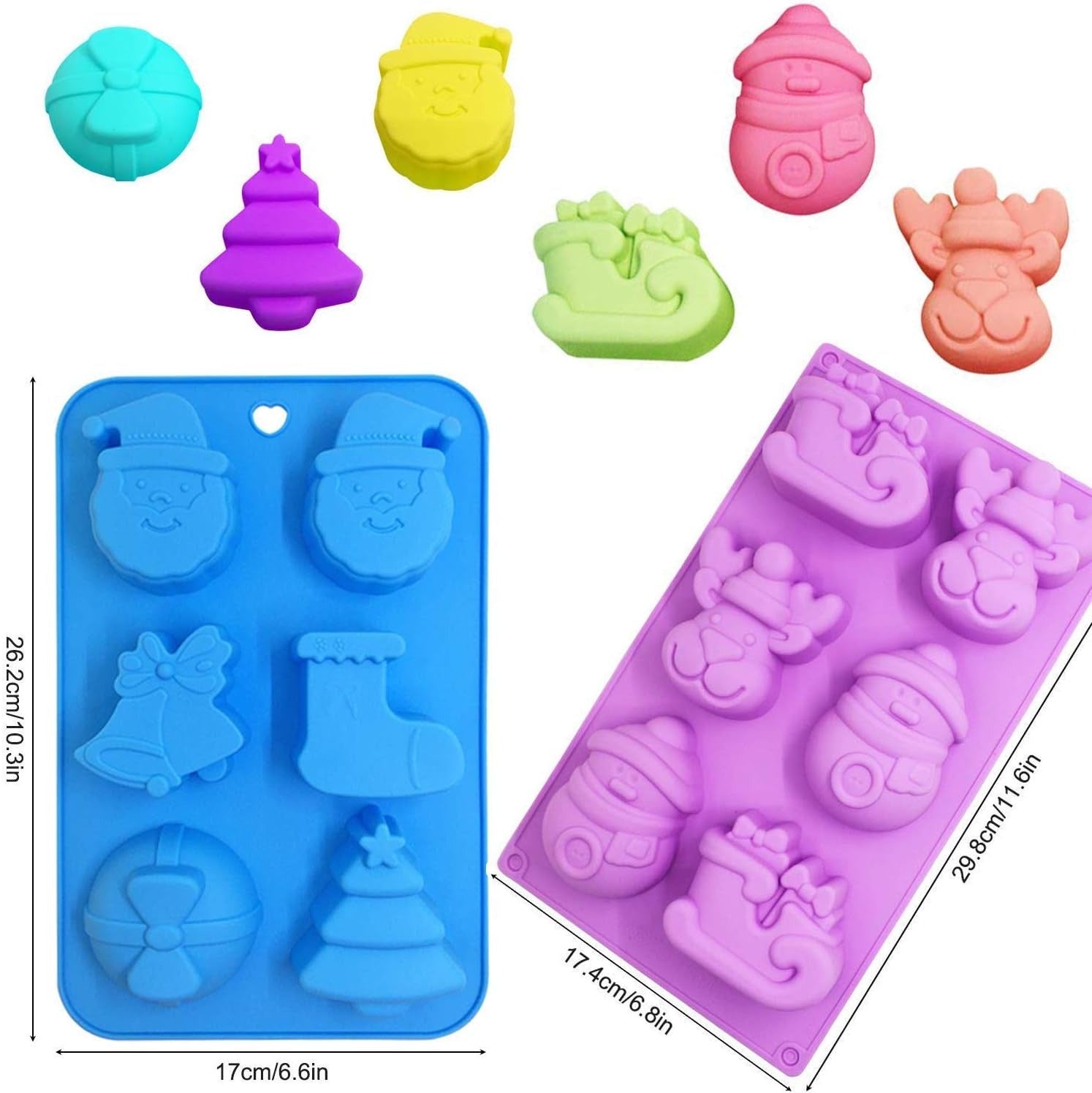 Moules en silicone pour gâteaux de Noël de haute qualité travel bottle leak-p