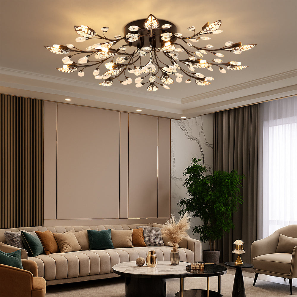 Luxury crystal ceiling light