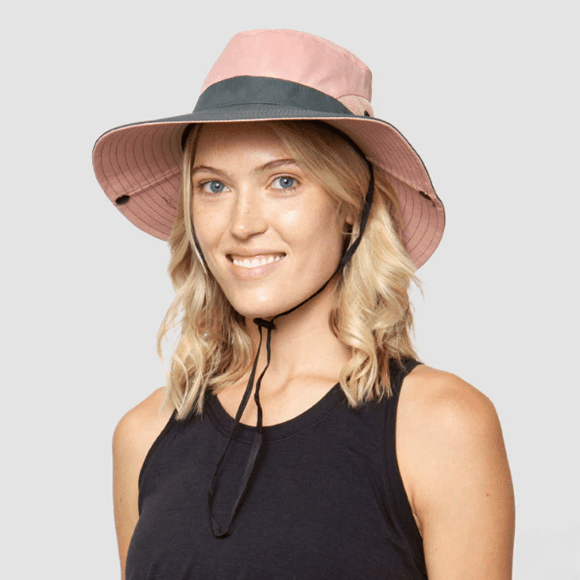 Chapeau Anti UV N° - Style Cowboy Élégant et Pratique, Protection Soleil - Rose clair