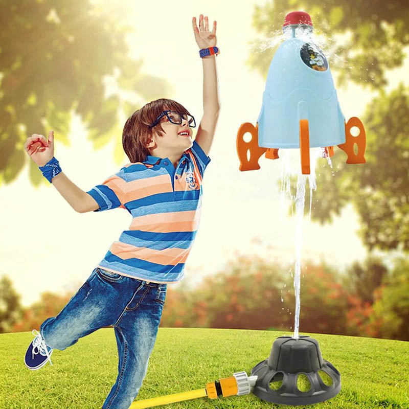 Jouets Rocket Sprinkler - Fusée à Eau Extérieur pour Jeu d'Été travel bottle