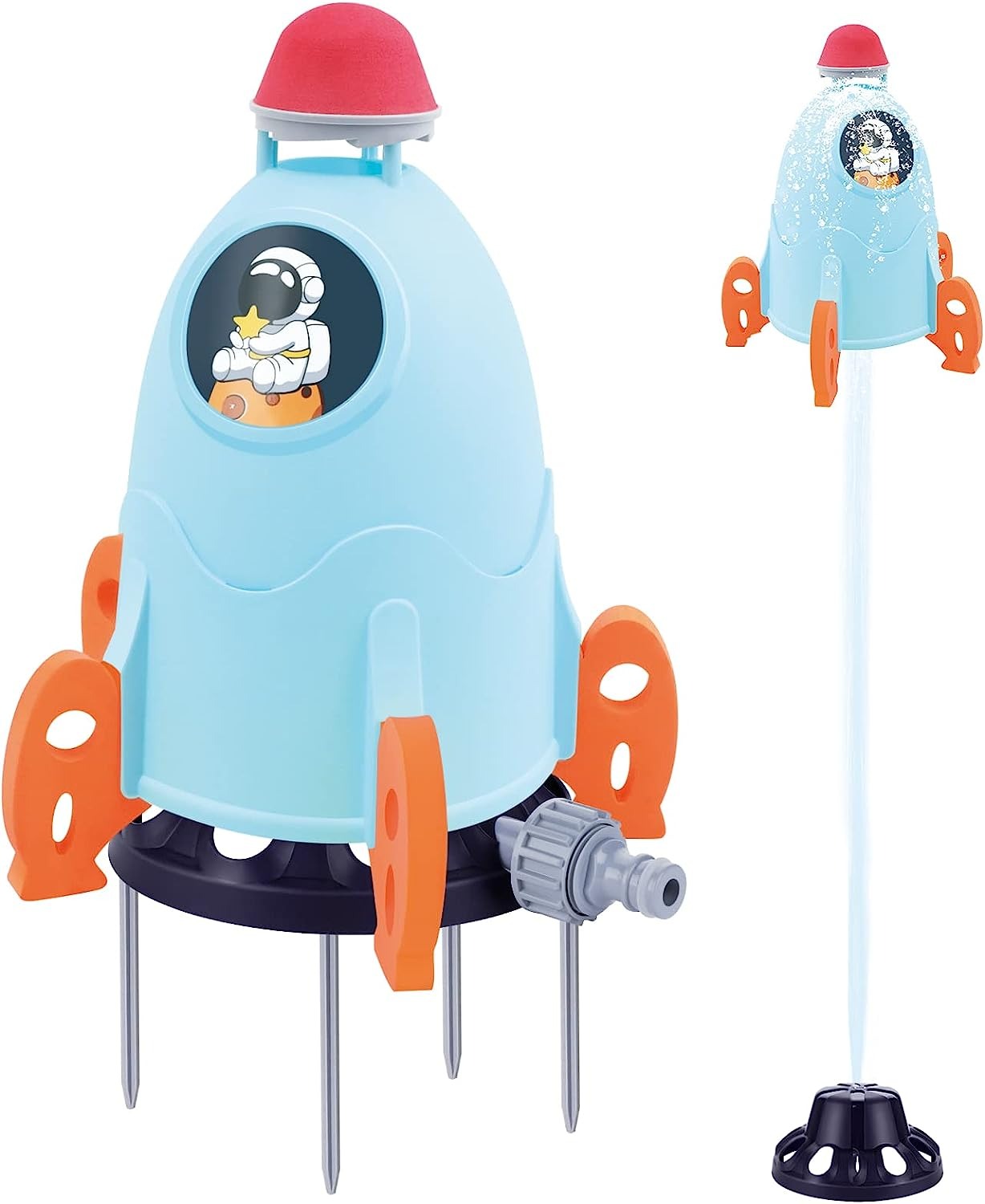 Jouets Rocket Sprinkler - Fusée à Eau Extérieur avec Pulvérisation Réglable t