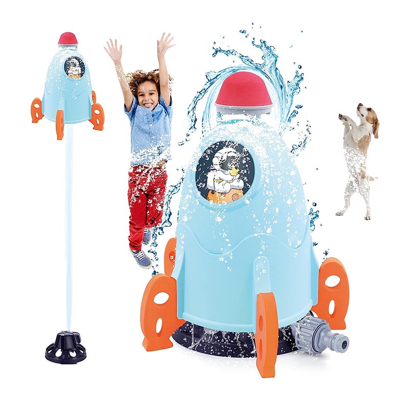 Jouets Rocket Sprinkler - Fusée à Eau Extérieur, Jouet Arrosage pour Enfants dog