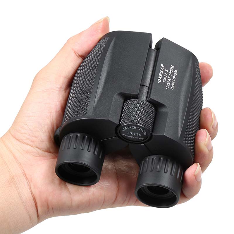 Jumelles de randonnée 10x25 compactes et puissantes - Accessoires de plein air inclus