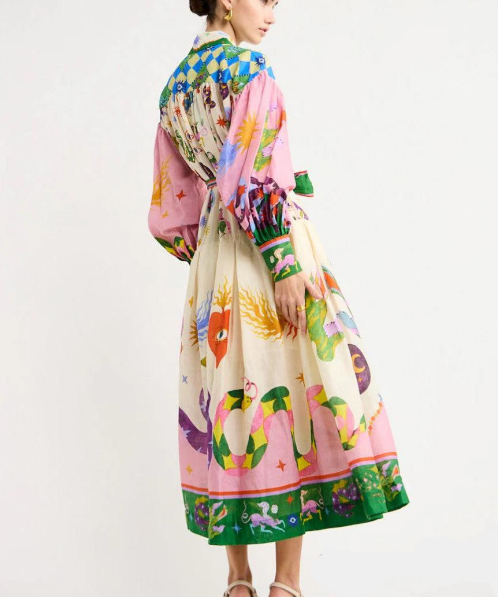 Robe d'Été Maxi Italienne Katya | Déclaration de Style & Élégance Intemporelle do