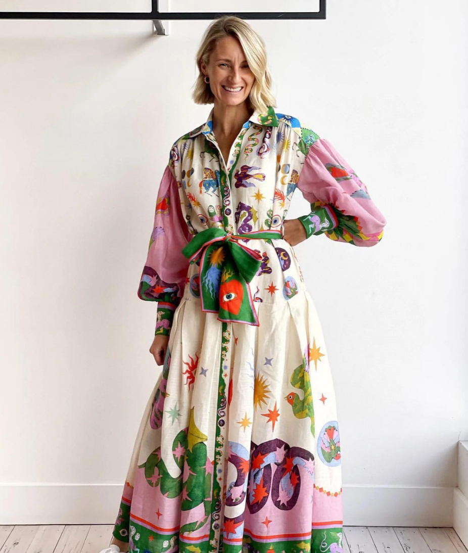 Robe d'Été Maxi Italienne Katya | Déclaration de Style & Élégance Intemporelle do