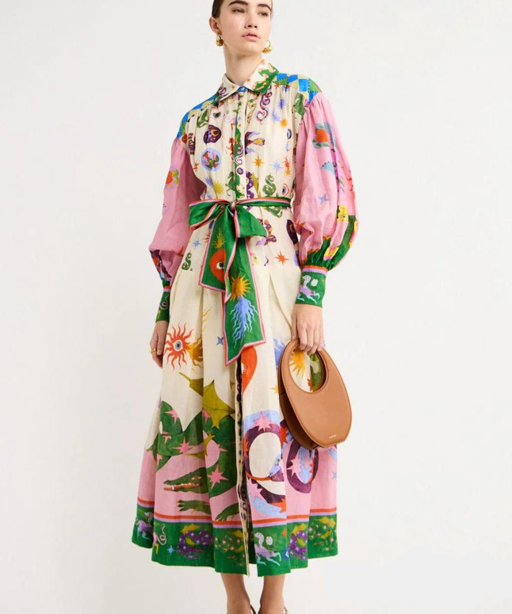 Robe d'Été Maxi Italienne Katya | Déclaration de Style & Élégance Intemporelle do