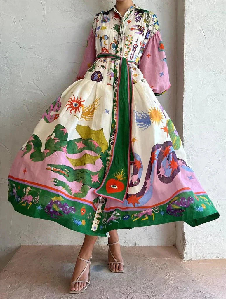 Robe d'Été Maxi Italienne Katya XS | Style Chic & Confort Luxueux travel bott