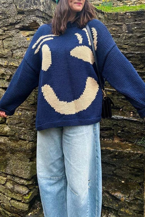 Pull tricoté éthique Kayla en coton coloré pour un style unique et responsable do