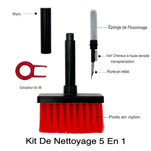 Soft and Multifunctional Cleaning Brush Kit for Keyboards by Juiil travel bot