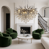 Black Raindrop Chandelier