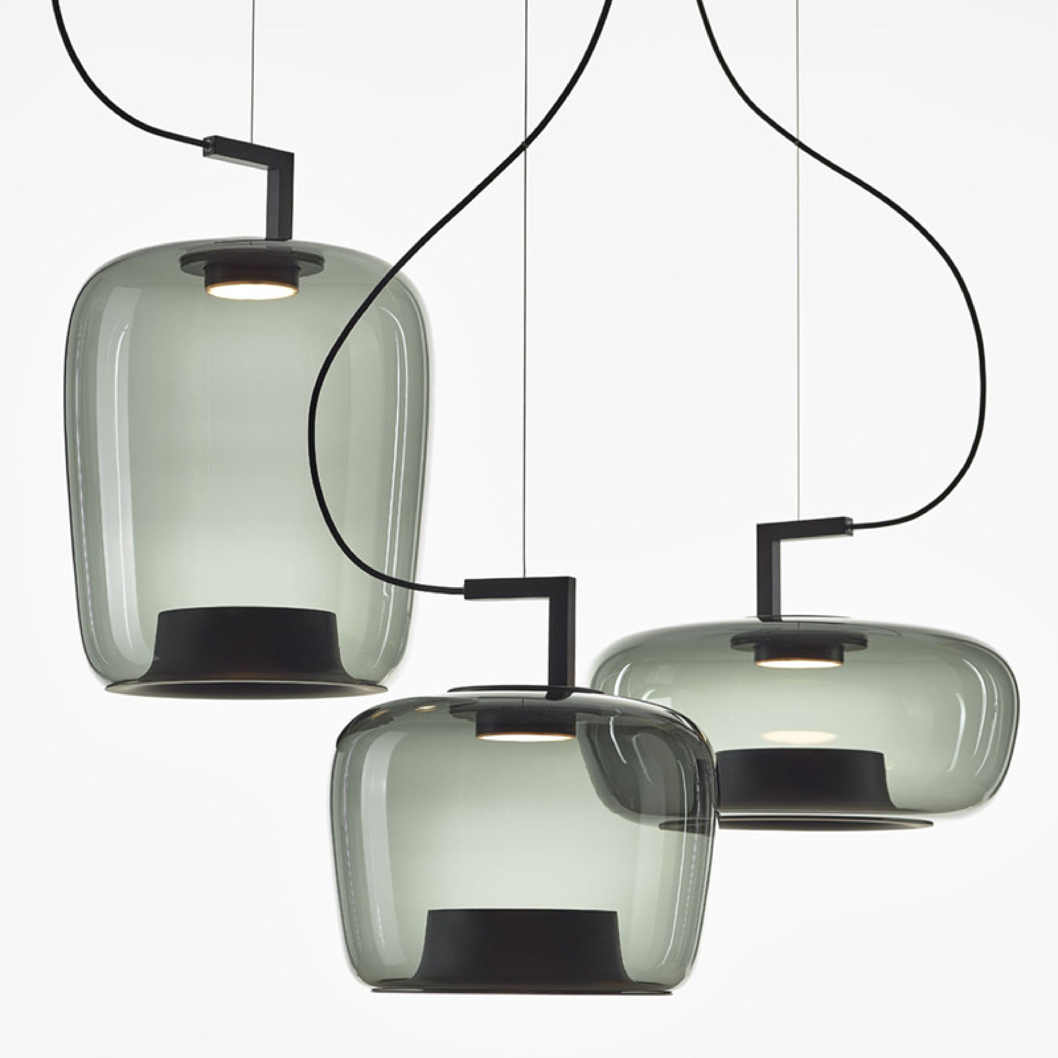 Jaura glass pendant lamp