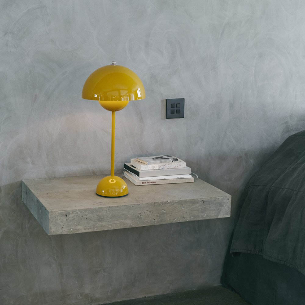 Lampe de Chevet Sans Fil - Flowerpot | Éclairage Uniforme et Réglable pour une Décoration Personnalisée