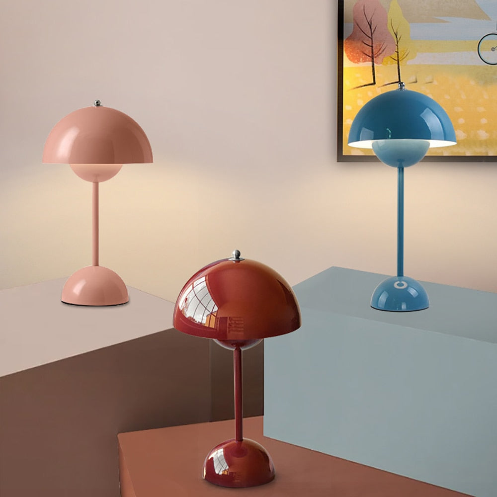 Lampe de Chevet Sans Fil - Flowerpot | Design Minimaliste et Élégant pour un Intérieur Moderne