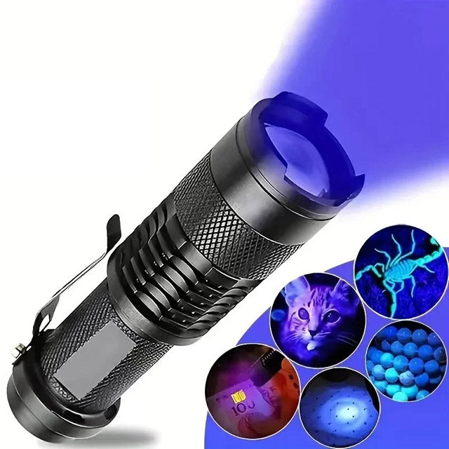 Lampe de Poche LED UV 395nm - Ultra-Violet Portable pour Détection et Inspection